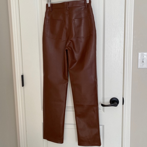 ARITZIA MELINA VEGAN LEATHER PANT - Picture 3 of 4